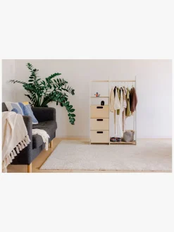 Børn DuckWoodworks Børnemøbler-Duck Woodworks Tøjstativ med Skuffer, Hvid