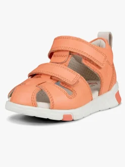 Sandaler & Klipklapper|Ecco Mini Stride Sandaler, Coral Orange