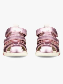 Sandaler & Klipklapper|Ecco Mini Stride Sandaler, Old Rose Metallic