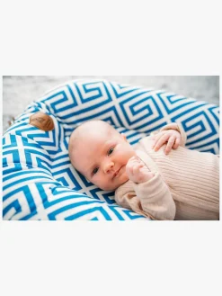 Børnesenge & Tilbehør|EcoViking Organic Babynest Cover Ancient Blue