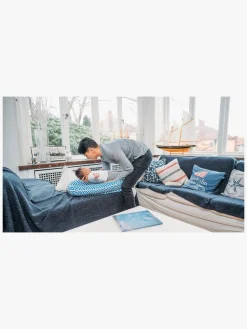 Børnesenge & Tilbehør|EcoViking Organic Babynest Cover Ancient Blue