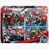 Educa Spil & Puslespil-Marvel Avengers Puslespil 4-i-1