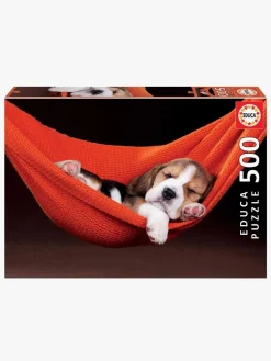 Spil & Puslespil|Educa Puslespil Sleeping in a Hammock 500 Brikker