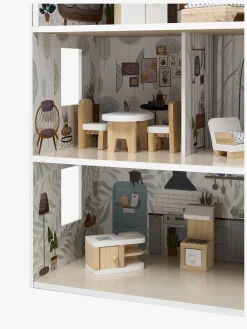 Dukker & Bamser|Edufun Sarah Dukkehus, Blå