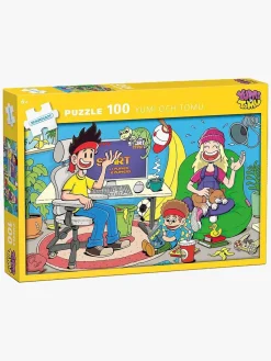 Krnan Spil & Puslespil-Egmont Kärnan Træpuslespil Yumi & Tomu og Havets Hemmelighed 100 Brikker