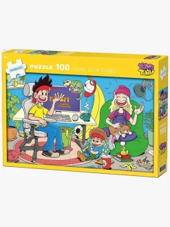 Krnan Spil & Puslespil-Egmont Kärnan Træpuslespil Yumi & Tomu og Havets Hemmelighed 100 Brikker