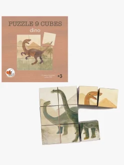 EgmontToys Spil & Puslespil-Egmont Toys Puslespil 9 Kuber Dinosaur