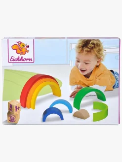 Babylegetøj|Eichhorn Stableklodser Regnbue