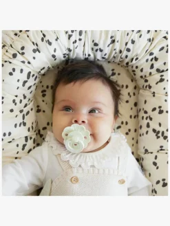 ElodieDetails Sutter & Suttesnore-Elodie Binky Bloom Sut Newborn, Vanilla White