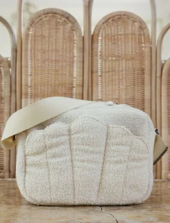 ElodieDetails Pusletasker-Elodie Cross Body Pusletaske, White Bouclé