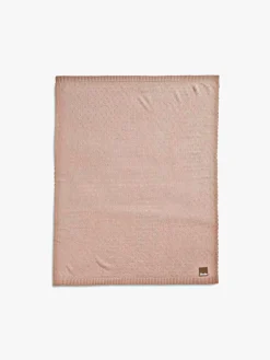 Interiør|ElodieDetails Elodie  Pointelle-strikket Tæppe 100x75, Blushing Pink Lyserød