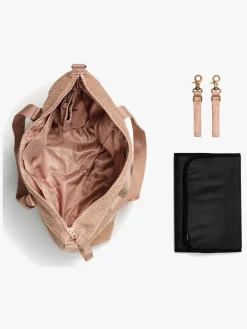 ElodieDetails Pusletasker-Elodie Soft Shell Pusletaske, Pink Bouclé