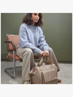 Pusletasker|ElodieDetails Elodie Wide Frame Pusletaske, Pure Khaki Beige