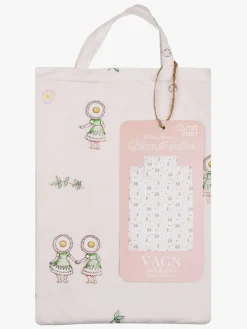 Sengetøj|ElsaBeskow Elsa Beskow Blomsterfesten Sengesæt 70 x 80 Tremmeseng, Sandfarvet