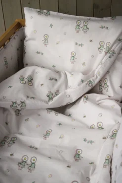 Sengetøj|ElsaBeskow Elsa Beskow Blomsterfesten Sengesæt 100 x 130 Tremmeseng, Sandfarvet