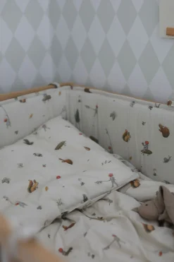 Sengetøj|ElsaBeskow Elsa Beskow Tomtebobarnen Sengesæt 100 x 130 Tremmeseng, Beige