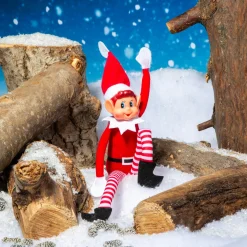 Dukker & Bamser|ElvesBehavinBadley Elves Behavin' Badly Julenisse Elfie 30 cm Flerfarvet