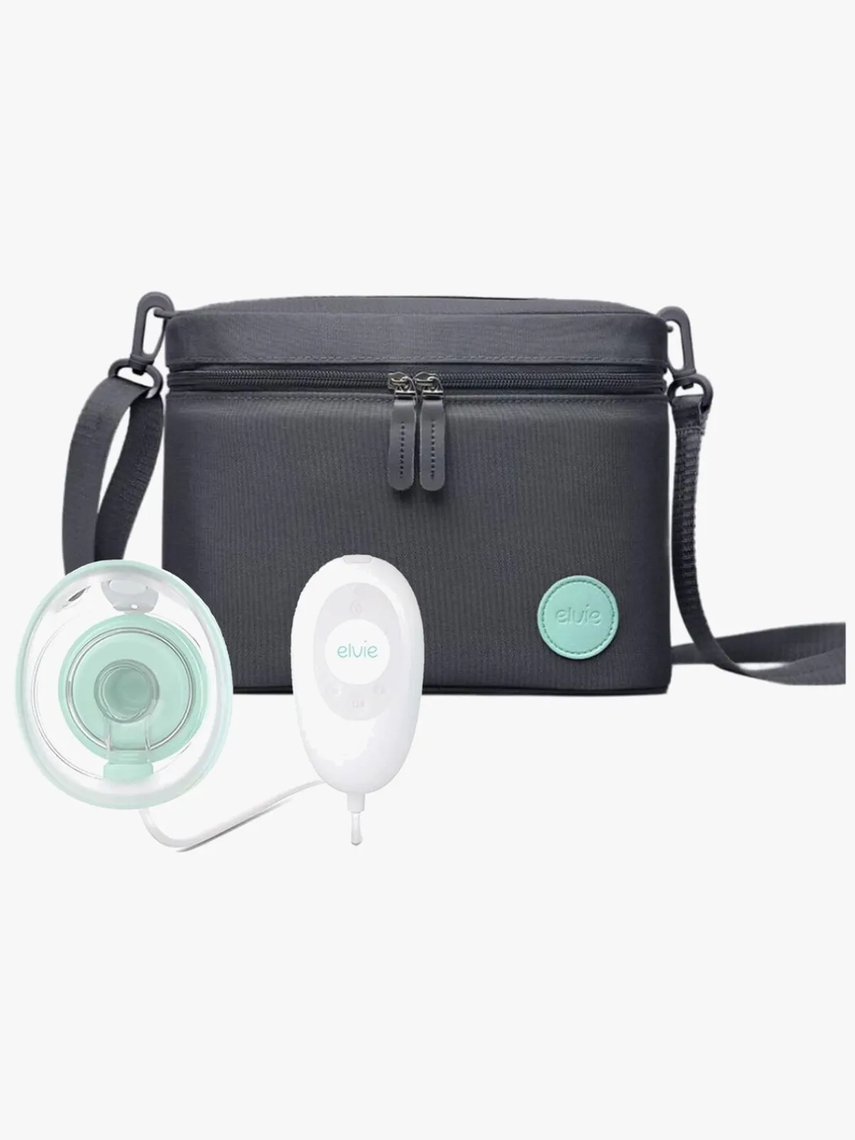 Amning|Elvie Stride Elektrisk Brystpumpe Single inkl 3-i-1 Taske