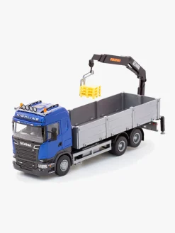 Emek Udelegetøj|Legetøjsbiler & -Fartøjer-Kranbil Scania, Blå