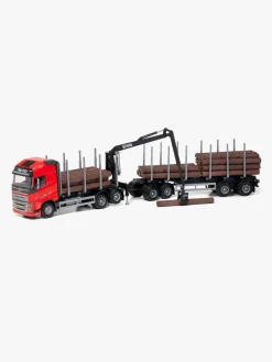 Emek Legetøjsbiler & -Fartøjer-Tømmerlastbil Volvo FH16/750, Rød