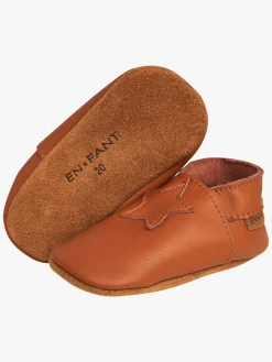 Børn Enfant Hjemmesko-EN FANT Hjemmesko, Leather Brown