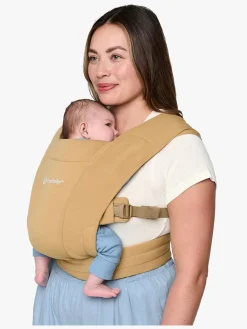 Bæreseler, Strækvikler & Bærestole|Ergobaby Embrace Bæresele, Camel Brun