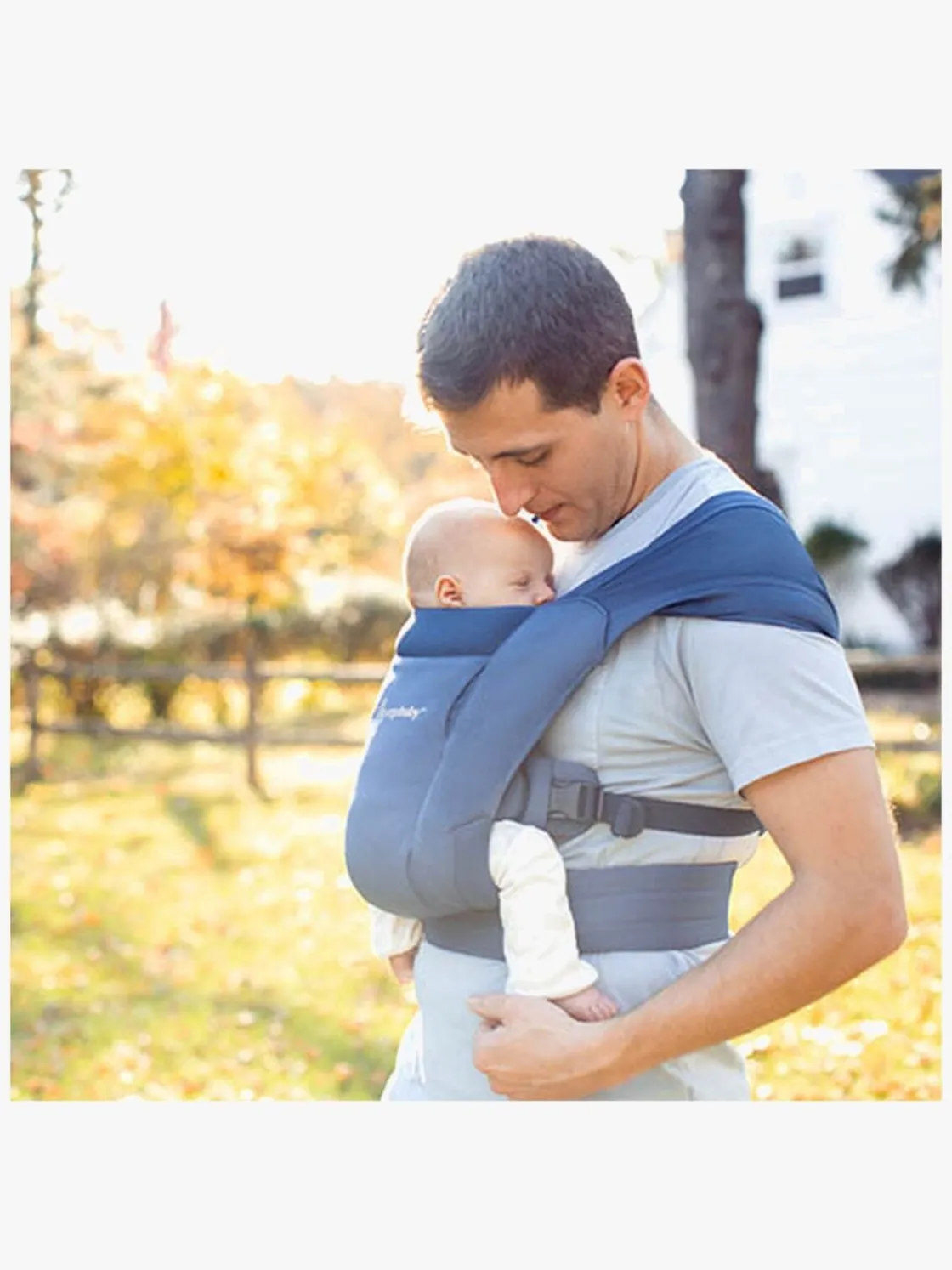 Bæreseler, Strækvikler & Bærestole|Ergobaby Embrace Soft Air Mesh Bæresele, Blue Blå