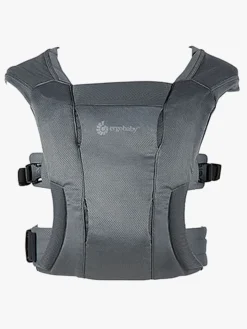 Bæreseler, Strækvikler & Bærestole|Ergobaby Embrace Soft Air Mesh Bæresele, Washed Black Sort