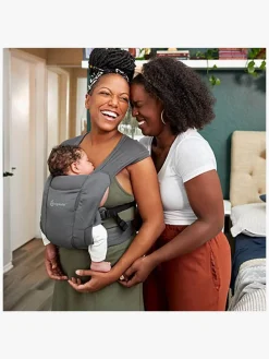 Bæreseler, Strækvikler & Bærestole|Ergobaby Embrace Soft Air Mesh Bæresele, Washed Black Sort