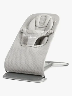 Skråstole & Babygynger|Ergobaby Evolve 3-in-1 Skråstol Mesh, Light Grey Grå