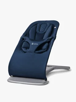 Skråstole & Babygynger|Ergobaby Evolve 3-in-1 Skråstol inkl. legetøjsbøjle, Midnight Blue
