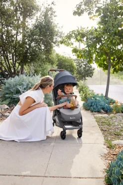 Rejseklapvogne|Ergobaby Metro+ Deluxe Klapvogn, London Skyline Shadow Grå