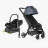 Ergobaby Vognpakker-Metro+ Klapvogn inkl. Maxi-Cosi CabrioFix i-Size Autostol Baby & Base, Slate Grey