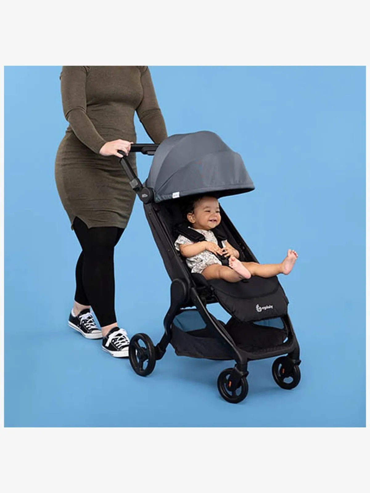 Ergobaby Rejseklapvogne-Metro+ Klapvogn, Slate Grey