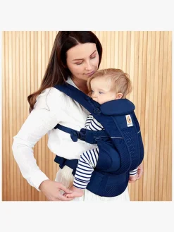 Bæreseler, Strækvikler & Bærestole|Ergobaby Omni Breeze Bæresele, Midnight Blue Blå