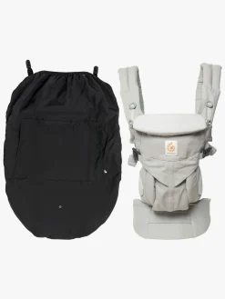 Bæreseler, Strækvikler & Bærestole|Ergobaby Omni 360 Bæresele inkl. Regnslag, Grå