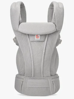 Bæreseler, Strækvikler & Bærestole|Ergobaby Omni Deluxe Bæresele Mesh, Pearl Grey Grå