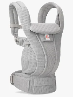 Bæreseler, Strækvikler & Bærestole|Ergobaby Omni Deluxe Bæresele Mesh, Pearl Grey Grå