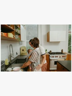 Bæreseler, Strækvikler & Bærestole|Ergobaby Omni Deluxe Bæresele Mesh, Pearl Grey Grå