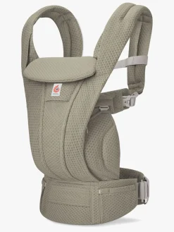 Bæreseler, Strækvikler & Bærestole|Ergobaby Omni Deluxe Bæresele Mesh, Soft Olive Grøn