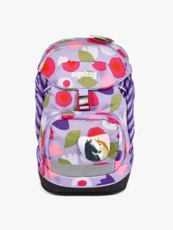 Tasker|Ergobag Prime Rygsæk 20L, Flower PowBear Lilla/Lyserød/Grøn