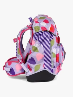 Tasker|Ergobag Prime Rygsæk 20L, Flower PowBear Lilla/Lyserød/Grøn