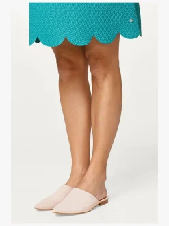 ESPRIT Tøj Til Mor-Jacquard Kjole, Evergreen