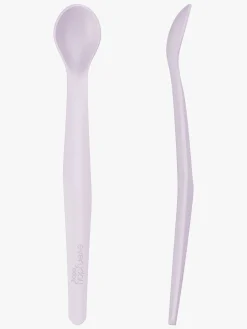 Spisetid|EverydayBaby Everyday Baby Ske Silikone 2-pak, Lavendelfarvet Lilla