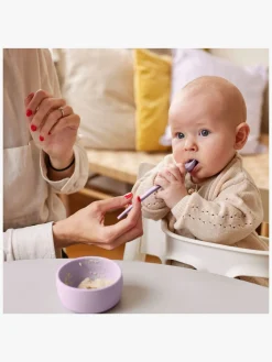 Spisetid|EverydayBaby Everyday Baby Ske Silikone 2-pak, Lavendelfarvet Lilla