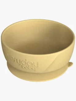 Spisetid|EverydayBaby Everyday Baby Skål Silikone, Gul