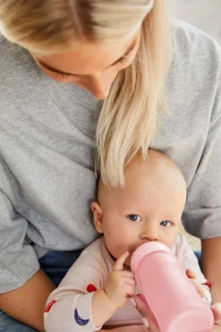 Spisetid|EverydayBaby Everyday Baby Sutteflaske Glas 240 ml, Lyserød Lyserød