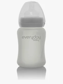 Spisetid|EverydayBaby Everyday Baby Sutteflaske Glas 150 ml, Grå Grå