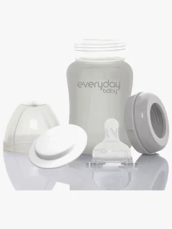 Spisetid|EverydayBaby Everyday Baby Sutteflaske Glas 150 ml, Grå Grå