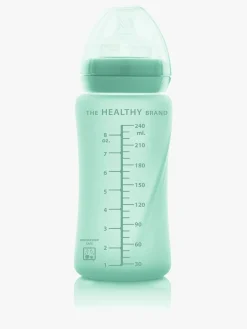 EverydayBaby Spisetid-Everyday Baby Sutteflaske Glas 240 ml, Mintgrøn